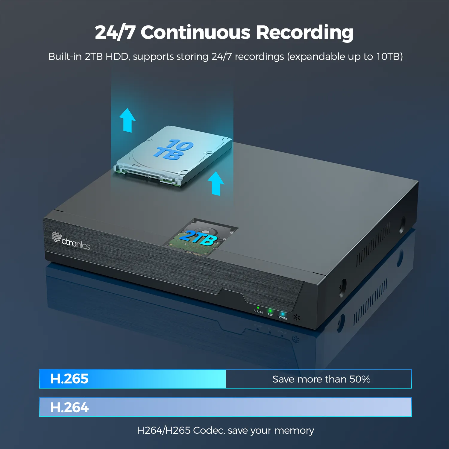 4X 8MP POE camera system with animal/vehicle/person detection, 8CH 2TB HDD NVR camera set with 24/7 video surveillance