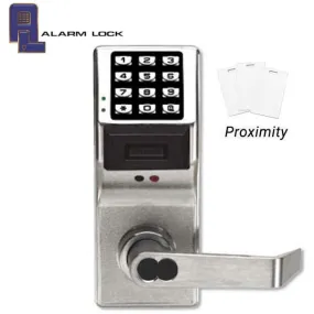 Alarm Lock Trilogy - PDL3000IC-C - LFIC Core Digital PROX Keypad Lever Set w/ Audit Trail - 26D - Satin Chrome