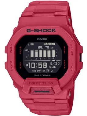 Casio G-Shock MOVE Power Trainer Vibrant Red Digital Watch GBD200RD-4