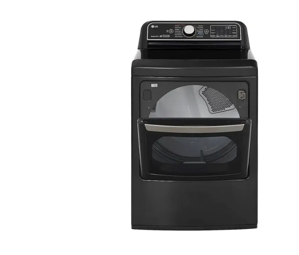 LG - 7.3 Cu. Ft. Smart Gas Dryer with Steam and Sensor Dry - Black Steel
Model:DLGX7901BE / DLGX7901WE