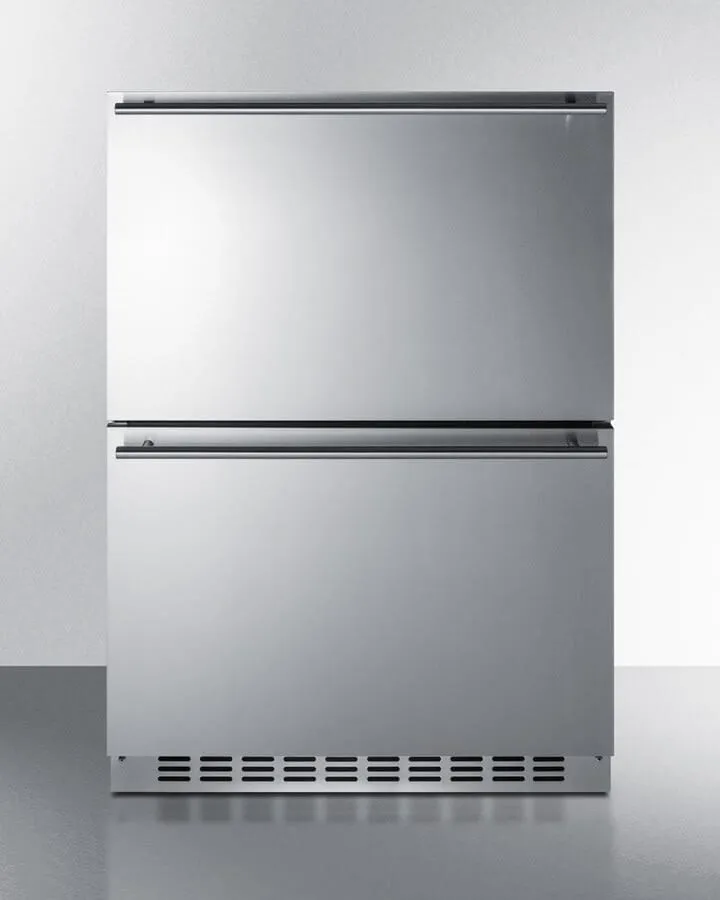 Summit 24" 2 Drawer All-Freezer ADFD243CSS
