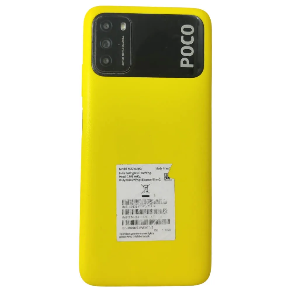 Xiaomi POCO M3 128GB 6GB RAM Yellow (Good condition)